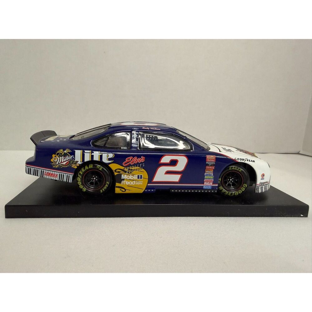 1998 Rusty Wallace #2 Elvis Viva Las Vegas Ford Taurus 1:24 Diecast Bank